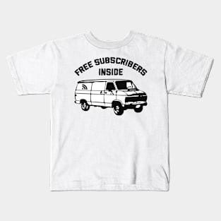 Free Subscribers Inside Kids T-Shirt